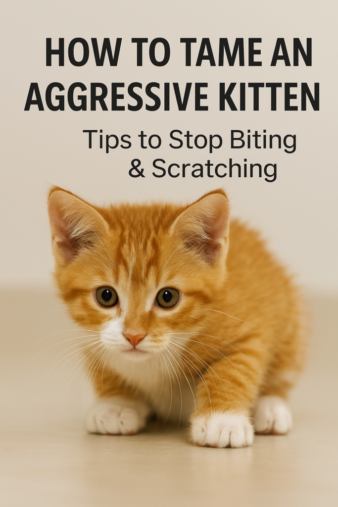 Aggressive Kitten? Here’s How to Train and Calm Your Cat