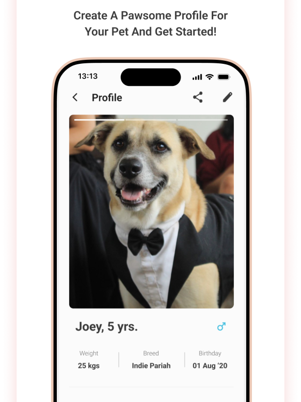 Pet profile